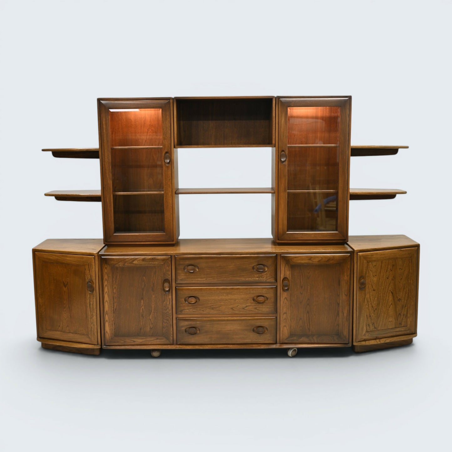 Ercol Windsor Sideboard Display Cabinets Golden Dawn Model 455 FREE UK Delivery*