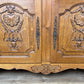 Sideboard Vintage French Louis Style Oak 4 Door Cupboard Carved Cabinet LOT 6361