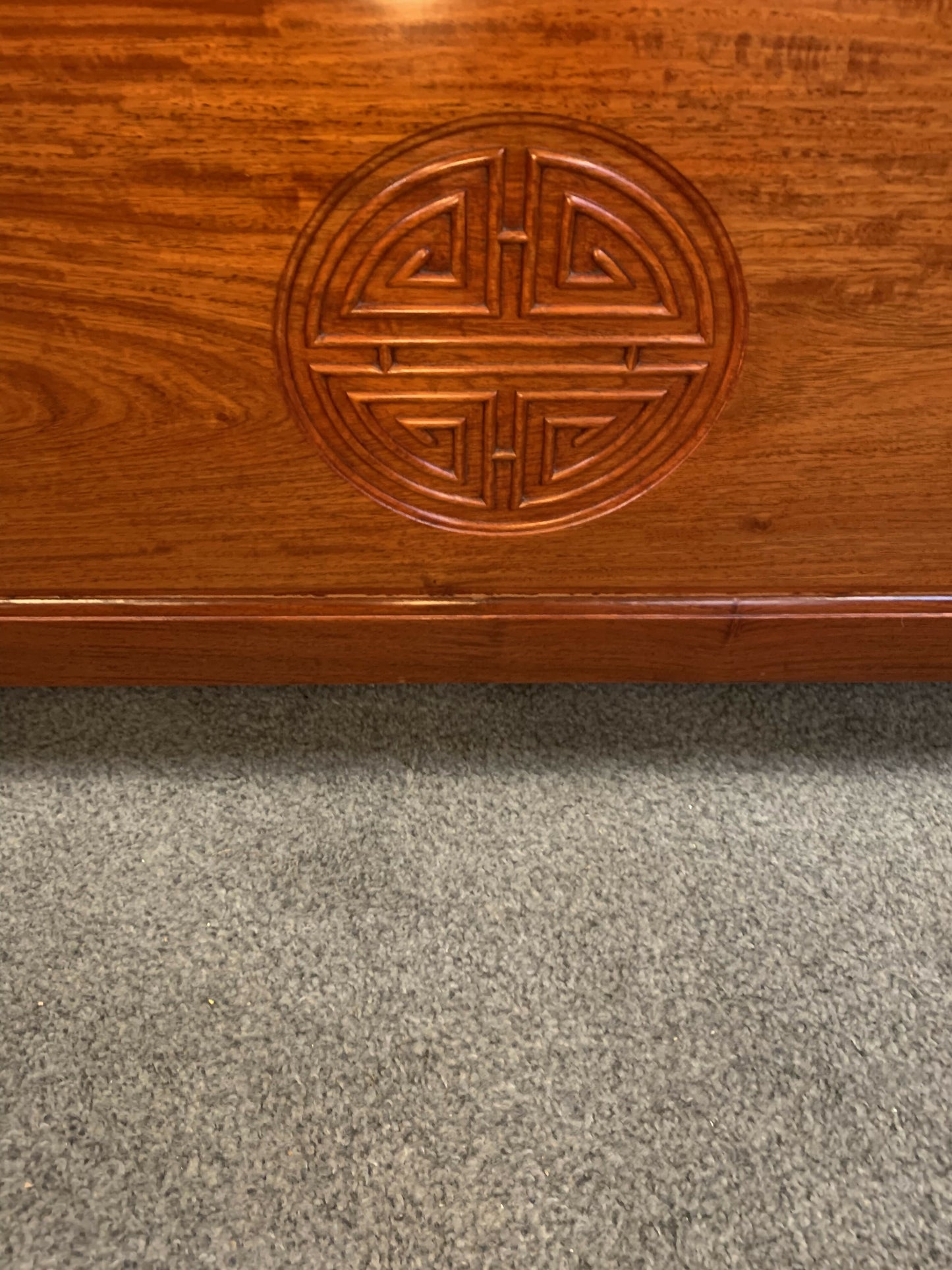 Chinese rosewood Blanket Box H57 W101 D54