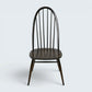 4 Ercol Dining Chairs Quaker Bow Back Retro Vintage Dark Finish FREE UK Delivery