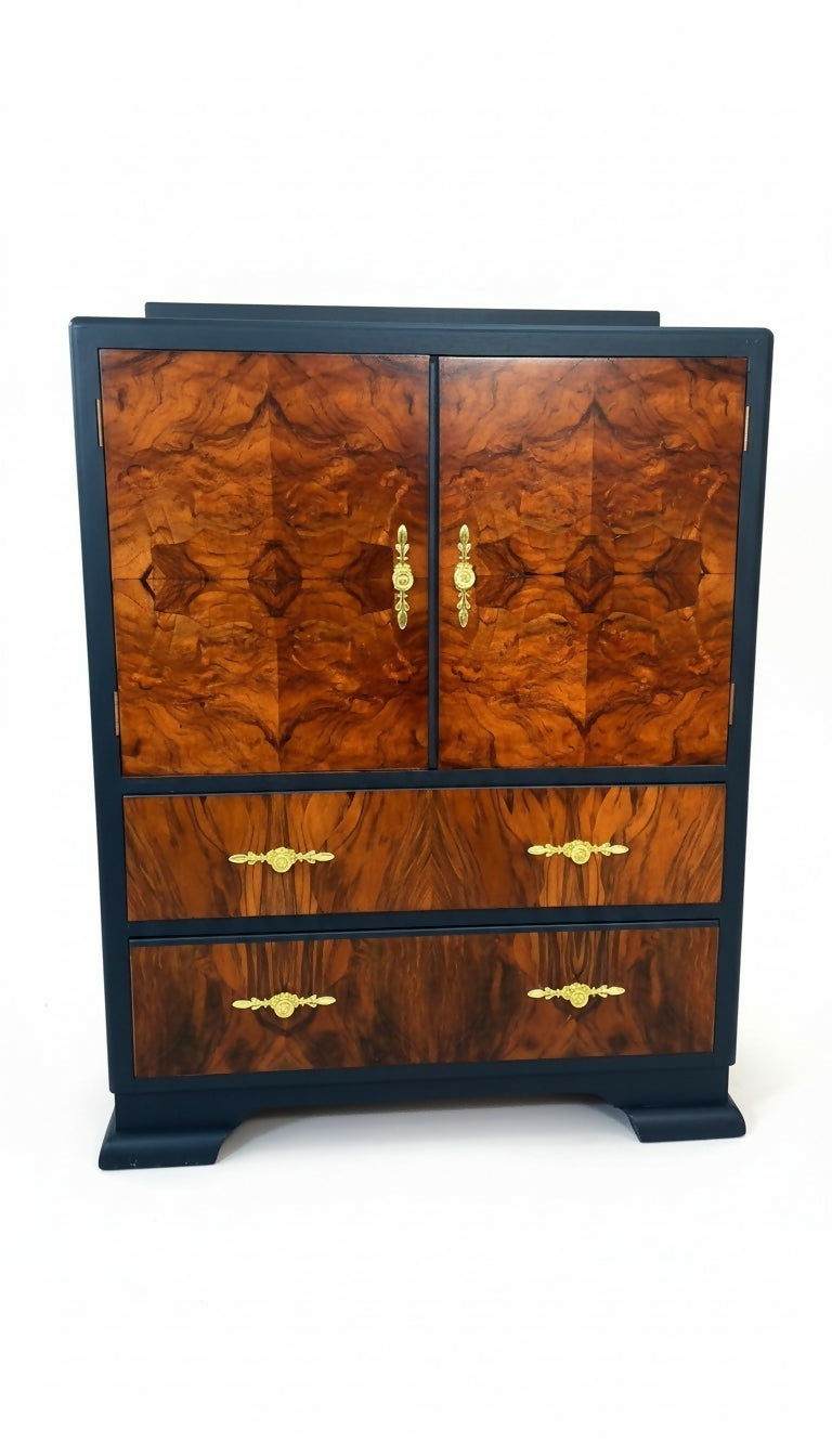 Upcycled 1940's Art Deco Tallboy