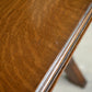 Antique Solid Oak Console Table - Medium Golden Finish
