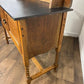 Edwardian Oak Marble Top Washstand