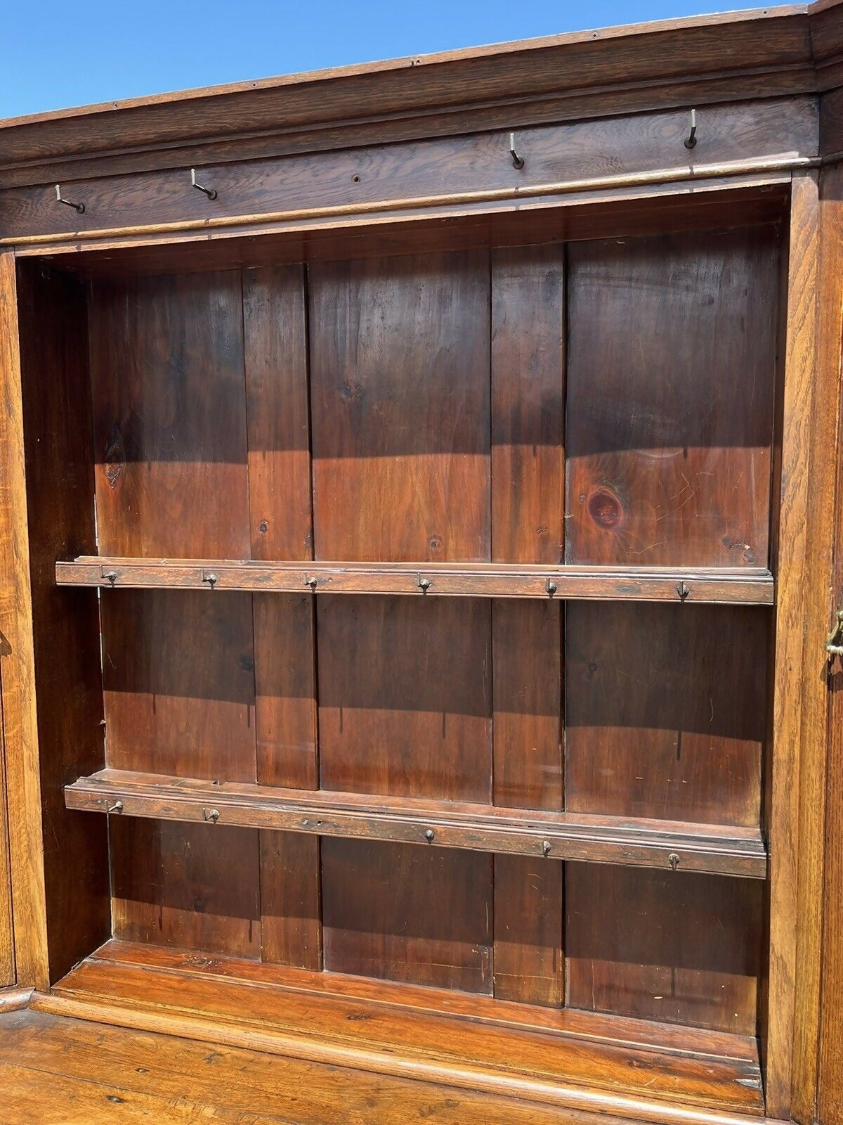 Large Vintage Georgian Oak Dresser, Amazing Colour, Loads Of Storage.