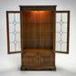 Old Charm Display Cabinet 3 Glass Shelves Tudor Cupboard #2155 FREE UK Delivery