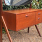 Vintage 1960's Ølholm Møbelfabrik Teak Vanity Table