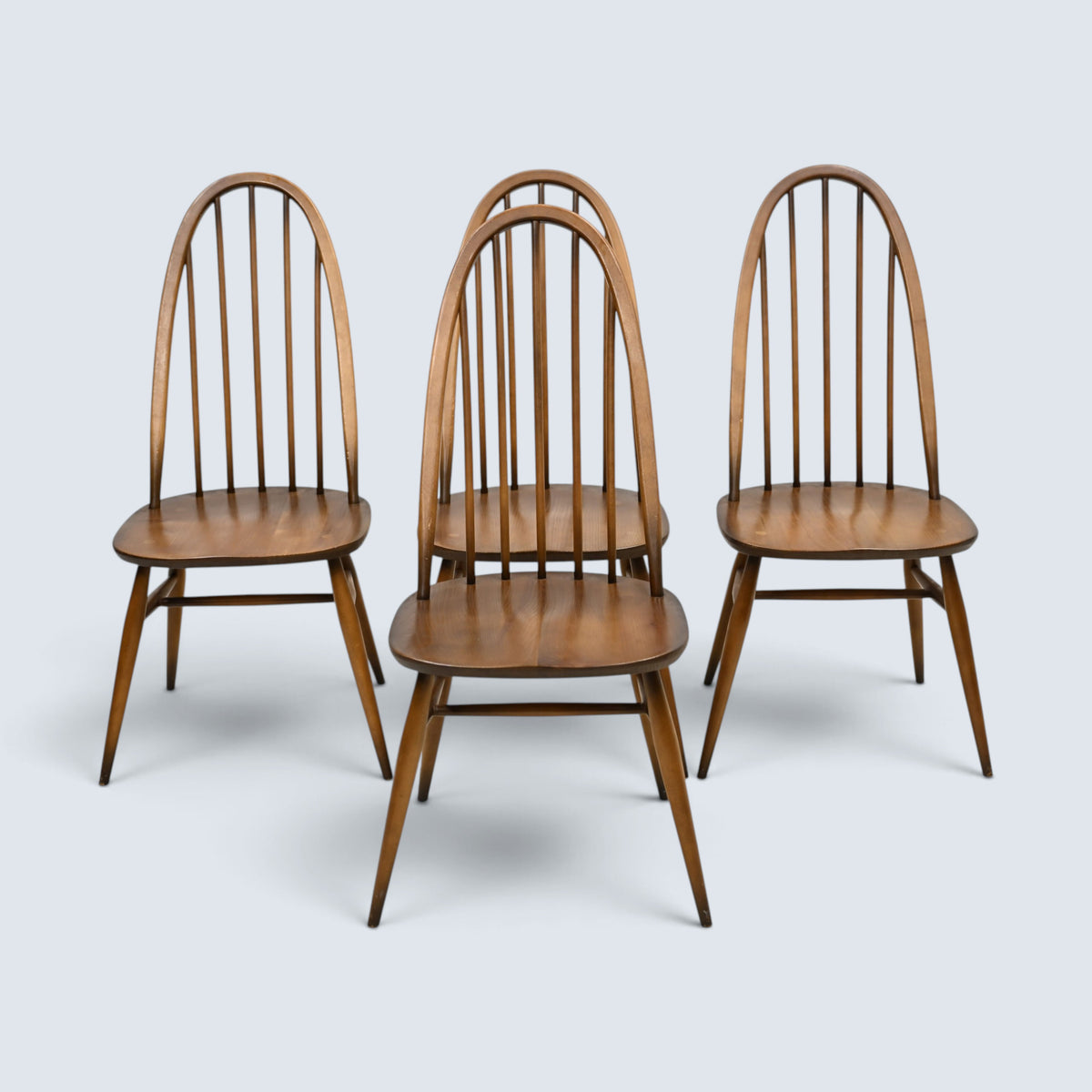 4 Ercol Quaker Dining Chairs Golden Dawn Finish Model 875 FREE UK Delivery*