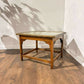 19th Century Oak Occasional Table With Tapestry Top Under Glass