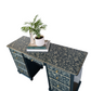 Hand-Painted Green Stencil Desk | Upcycled Vintage Writing Table | Unique Statement Piece