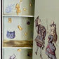 Wonderland Inspired Grandfather Clock | Whimsical Harlequin Floor | Maximalist Home Accent