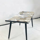 Vintage Mid Century contoured coffee table - Tapered legs, iconic design