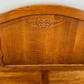 Bed Vintage French Louis XVI Oak Double Bed Frame Carved Headboard LOT 3664