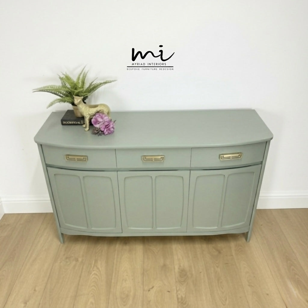 Pale Sage Green Nathan sideboard, tv stand media unit, drinks cabinet