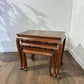 Oriental Style Nest of Three Tables