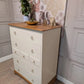 Stag Madrigal Tallboy Chest of 7 Drawers Brass Handles