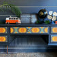 Desk By Stag, Dark Grey Retro 1970s