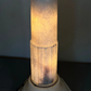 Pedestal Lamp Vintage French Style Alabaster Brass Lighting LOT 5087