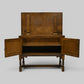 Old Charm Music Vinyl Record Player Cabinet Light Oak #1791 FREE UK Delivery