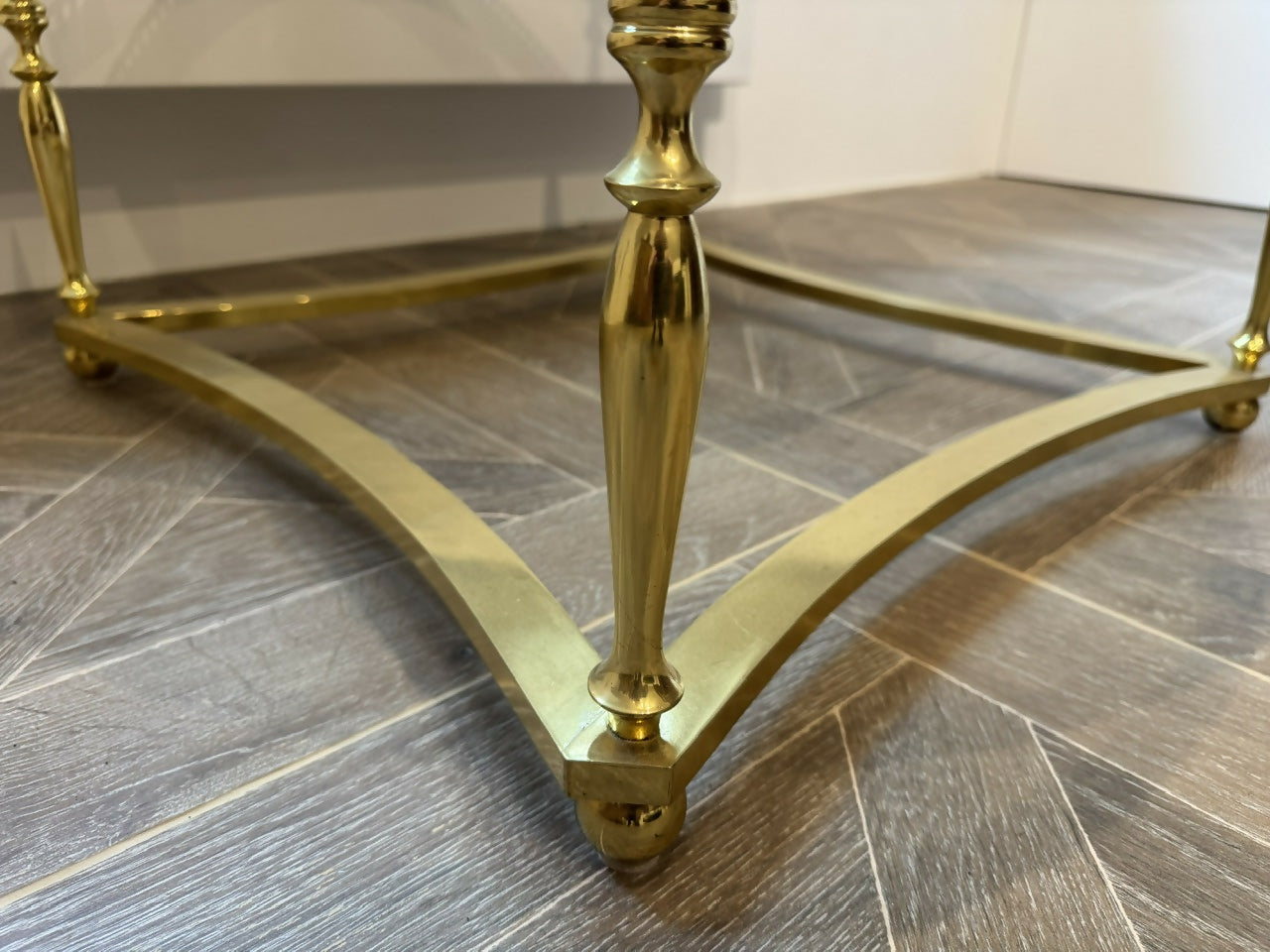 Parisian High Quality French Brass Coffee Table