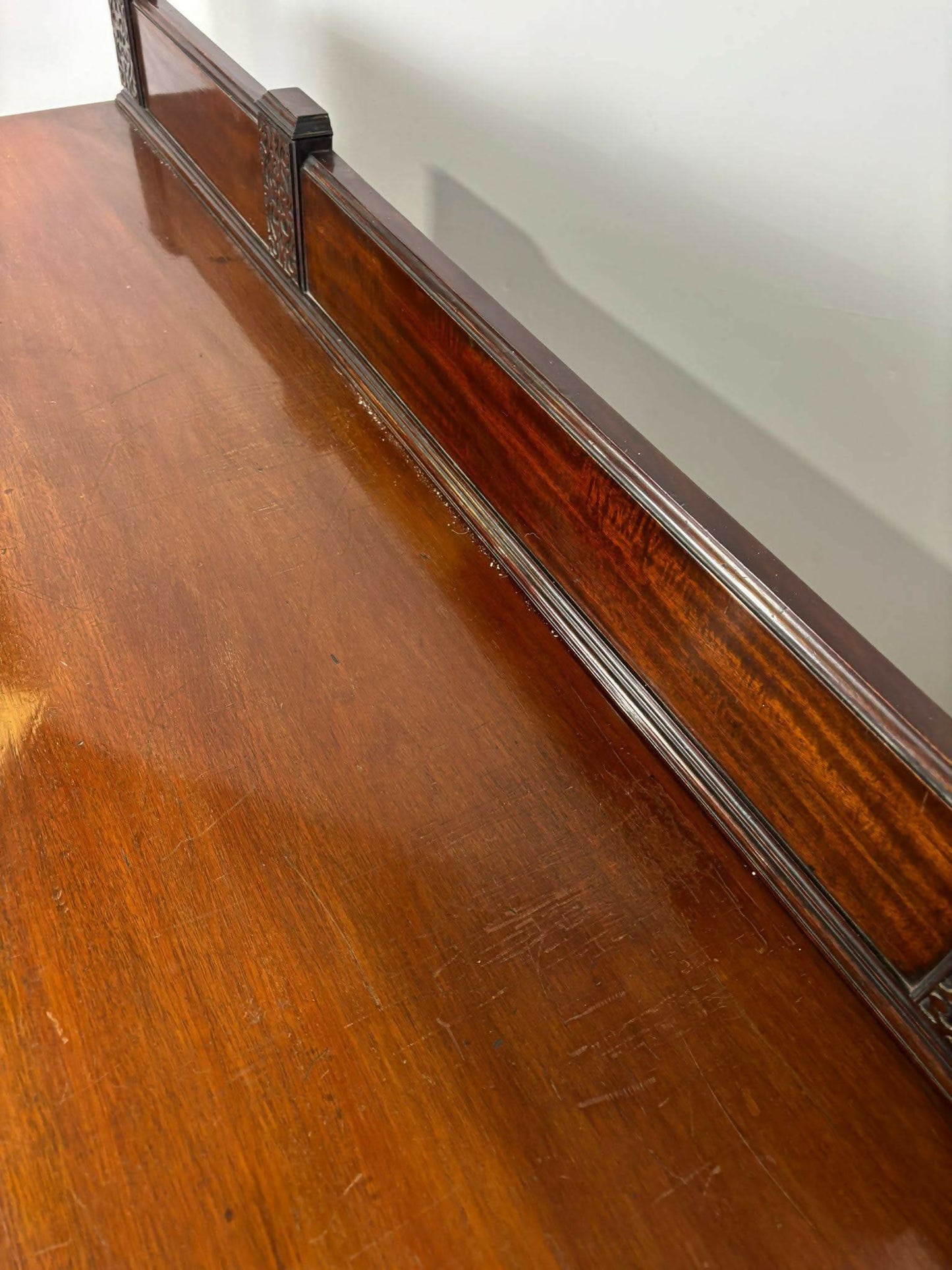 Edwardian Mahogany Bow Front Sideboard