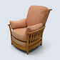 Ercol Piccola Easy Chair Light Orange Upholstery Light Finish FREE UK Delivery*