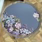 Vintage Side Table with Floral Decoupage