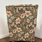 Vintage Reupholstered Floral Wingback Fireside Armchair