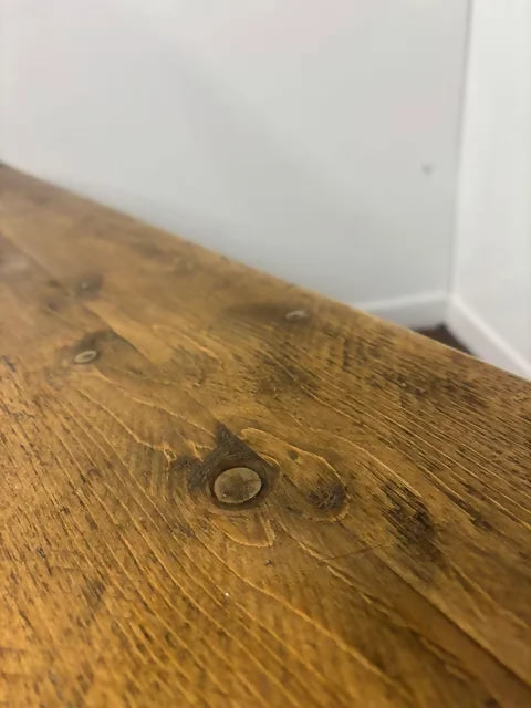 Large Modern Coffee Table With Reclaimed Top