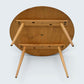 Ercol Large Round Coffee Table 1970s Retro Light Finish 74.5cm FREE UK Delivery