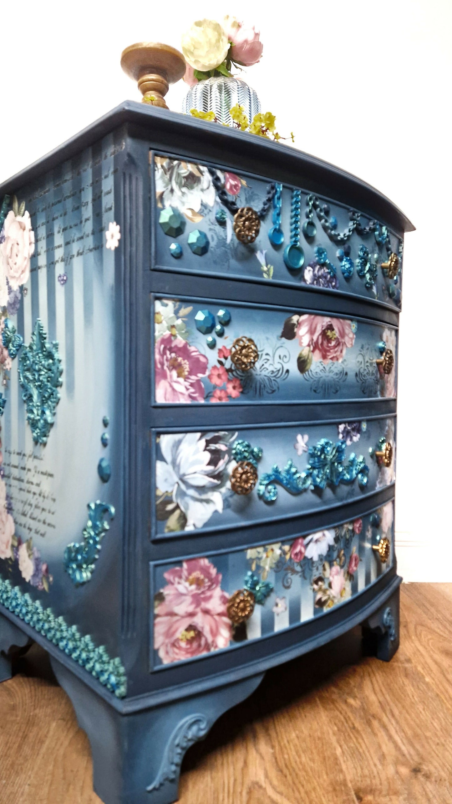 Bohemian Blue chest of drawers