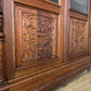 Bookcase Antique French Style Glazed Display Oak Cabinet Sideboard LOT 6513