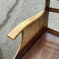 Pair Of Vintage Oak Mid Century Lounge Armchairs