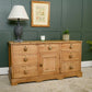 Victorian Pine Sideboard with Cupboard and Drawers