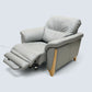 Ercol Electric Reclining Armchair From Grey Leather Enna Range FREE UK Delivery*