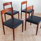 Mid Century Danish Dining Chairs By Poul M Volther For Frem Røjle