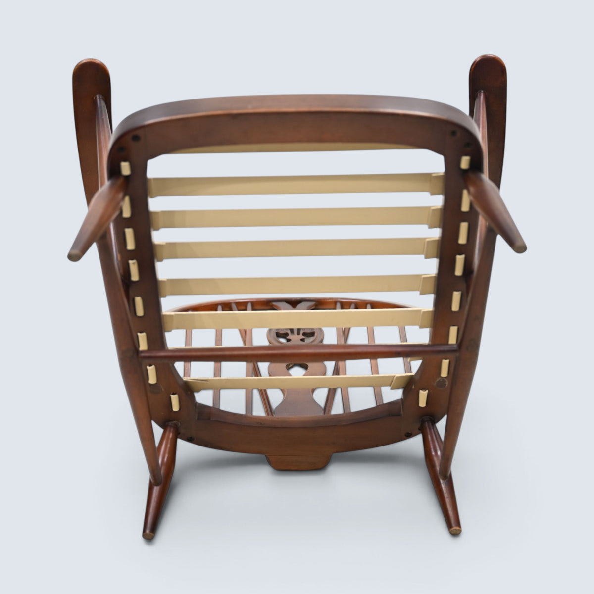 Ercol Fleur-De-Lyes Easy Chair Frame No Cushions New Webbing FREE UK Delivery*