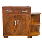 Art Deco Oak side table / cupboard / bedside by Brightwell