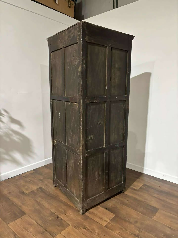 George III Oak Freestanding Corner Cupboard