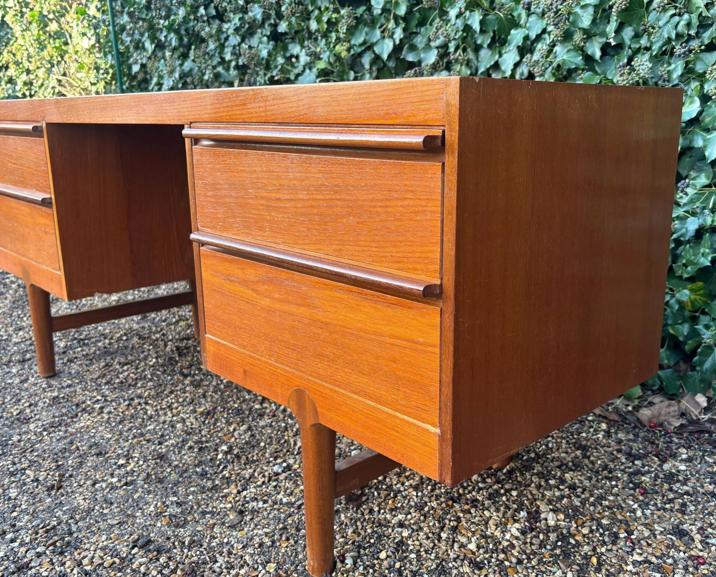 Vintage Beithcraft Teak Dressing Table/Laptop Desk