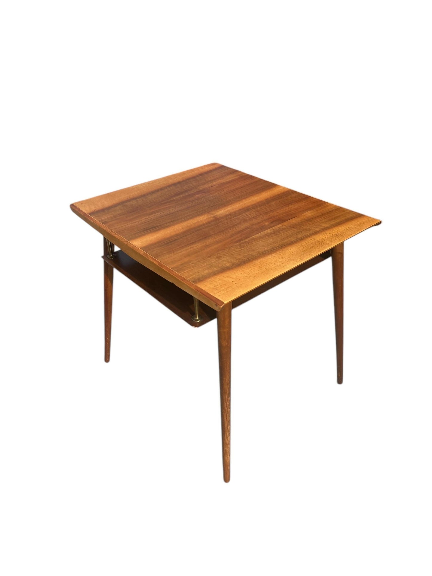 Mid century two tier Teak side table
