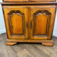 Modern Reproduction Glazed Oak Bookcase
