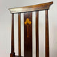 Pair of Edwardian Arts & Crafts Inlaid Mahogany Parlour Chairs