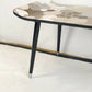 Vintage Mid Century contoured coffee table - Tapered legs, iconic design