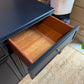 Newly refurbished solid sideboard dark blue