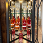 Corner Drinks Cabinet or Display Cabinet Restored Black Mahogany