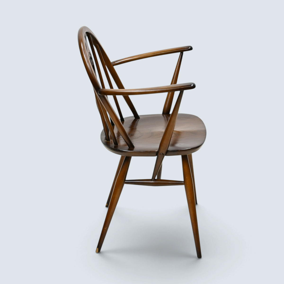 4 Ercol Windsor Dining Chairs Fleur-De-Lyes Traditional Finish FREE UK Delivery*