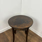 Vintage Small Circular Oak Bentwood Side Table