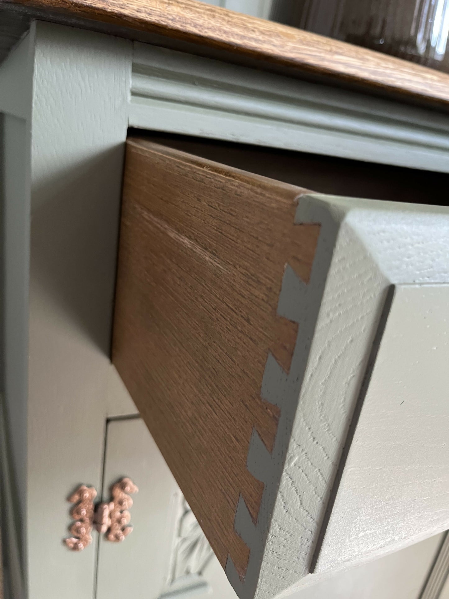 Old Charm Oak Cabinet