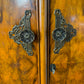 Vintage Walnut Veneered Two Door Wardrobe by Wilkin Furniture (c.1960)