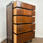 Vintage Mahogany Five Drawer Chest